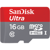 SanDisk microSDHC 16Gb 80MB/s Ultra 
