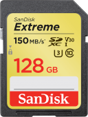 Карта памяти Sandisk 128GB Extreme SDXC UHS-I 150MB/s