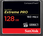 Карта памяти Sandisk 128GB Extreme PRO CompactFlash 160MB/s