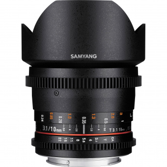 Объектив Samyang 10mm T3.1 ED AS NCS CS VDSLR Nikon F