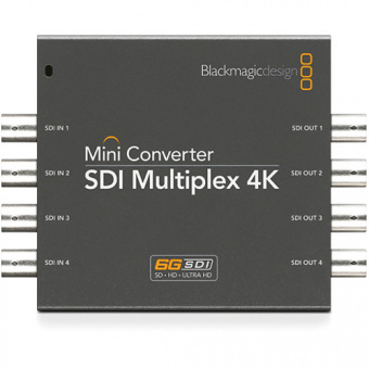 Конвертер сигнала Blackmagic Mini Converter SDI Multiplex 4K