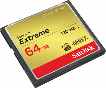 Карта памяти Sandisk 64GB Extreme CompactFlash 120MB/s